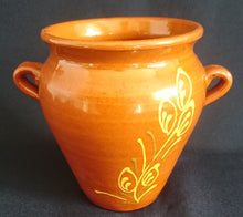 Lade das Bild in den Galerie-Viewer, HONIGTOPF-BEHÄLTER - Keramik / Steingut, Schriftdekor