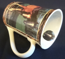 Lade das Bild in den Galerie-Viewer, KAFFEETASSE - Porzellan, Pferde Stute Fohlen Koppel Motiv Dekor