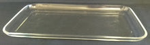 Lade das Bild in den Galerie-Viewer, KÖNIGSKUCHEN SERVIERPLATTE - Press- / Hartglas, Rechteckig, Einfaches Motiv Dekor