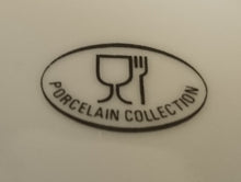 Lade das Bild in den Galerie-Viewer, 2er Set MILCHKÄNNCHEN & ZUCKERDOSE OHNE DECKEL "Porcelain Collection" - Porzellan, Ländliches Gänse Schleifen Motiv Dekor