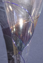 Lade das Bild in den Galerie-Viewer, GETRÄNKEGLAS - Hartglas, Abstrakt Linien Balken Striche Dekor No.2