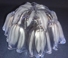 Lade das Bild in den Galerie-Viewer, OBSTSCHALE - Hartglas, Blütenform Mattiertes Blätter Pflanzen Dekor