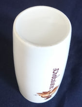 Lade das Bild in den Galerie-Viewer, SCHOKO KAKAOTASSE - Porzellan, Palmen Karibik Schokobohnen Chocolate Aufschrift Dekor