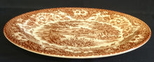 Lade das Bild in den Galerie-Viewer, SERVIERPLATTE - Keramik / Steingut, Ovale Form, Englisch Ländliches Dekor