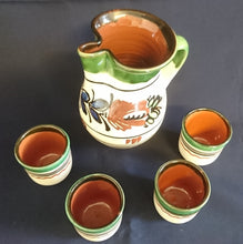 Lade das Bild in den Galerie-Viewer, GETRÄNKEKANNE, Keramik / Steingut, Abstraktes Dekor, Handbemalt