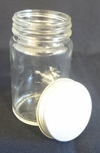 Lade das Bild in den Galerie-Viewer, 2er Set KLEINE VORRATSDÖSCHEN MIT SCHRAUBDECKEL - Press- / Hartglas & Metall, Klassisch Design Form Dekor