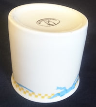 Lade das Bild in den Galerie-Viewer, ZUCKERDOSE OHNE DECKEL "Porcelain Collection" - Porzellan, Ländliches Gänse Schleifen Motiv Dekor