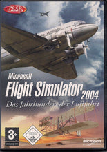 Lade das Bild in den Galerie-Viewer, FLIGHT SIMULATOR 2004 "Das Jahrhundert der Luftfahrt" - 4x PC-CDROM in DVD-Bookcase