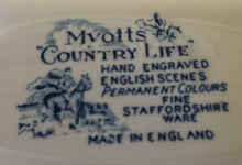 Lade das Bild in den Galerie-Viewer, SAUCIER "Country Life" - Keramik / Steingut (Fine Staffordshire Ware), Englisches Landleben Scenen Motiv Dekor, Hand graviert