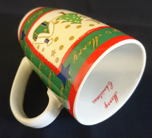 Lade das Bild in den Galerie-Viewer, KAFFEETASSE - Keramik / Steingut, Schriftzug Merry Christmas Advents Weihnachten Motiv Dekor