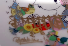 Lade das Bild in den Galerie-Viewer, SAMMELTELLERCHEN UNTERSETZER - Porzellan, Orientalisches Mann Kopf Garten Vögel Blumenblüten Pflanzen Motiv Dekor, Björn Wiinblad Designer