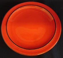 Lade das Bild in den Galerie-Viewer, DESSERTTELLER "Scandic" - Keramik / Steingut, Zweifärbiges Linien Rand Dekor