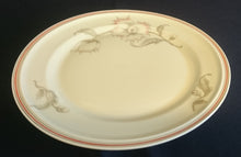 Lade das Bild in den Galerie-Viewer, 2er Set DESSERTTELLER - "Winifred" - Porzellan, Blumen / Linien Klassisch Dekor