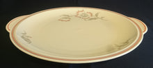 Lade das Bild in den Galerie-Viewer, SERVIERPLATTE "Winifred" - Porzellan, Blumen / Linien Klassisch Dekor