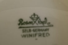 Lade das Bild in den Galerie-Viewer, ZUCKERDOSE MIT DECKEL "Winifred" - Porzellan, Blumen / Linien Klassisch Dekor