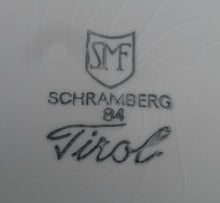 Lade das Bild in den Galerie-Viewer, 2er Set DESSERTTELLER "Tirol" - Keramik / Steingut, Rosen Motiv Dekor, Handbemalt