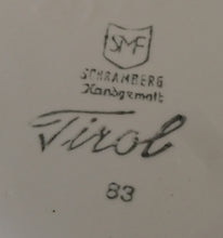 Lade das Bild in den Galerie-Viewer, MILCHKÄNNCHEN "Tirol" - Keramik / Steingut, Rosen Motiv Dekor, Handbemalt