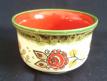 Lade das Bild in den Galerie-Viewer, ZUCKERSCHALE "Tirol" - Keramik / Steingut, Rosen Motiv Dekor, Handbemalt