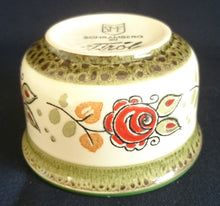 Lade das Bild in den Galerie-Viewer, ZUCKERSCHALE "Tirol" - Keramik / Steingut, Rosen Motiv Dekor, Handbemalt