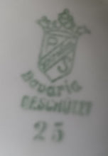 Lade das Bild in den Galerie-Viewer, 2er Set TEETASSEN - Porzellan, Goldrand Linien Abstrakt Ranken Girlanden Motiv Dekor