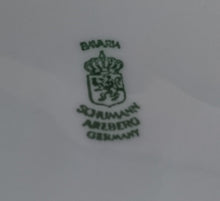 Lade das Bild in den Galerie-Viewer, 2er Set DESSERTTELLER - Porzellan, Silberrand Linien Dekor