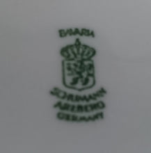 Lade das Bild in den Galerie-Viewer, 2er Set SUPPENTELLER - Porzellan, Silberrand Linien Dekor