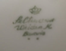 Lade das Bild in den Galerie-Viewer, 2er TEEGEDECK - Porzellan, Enzian Blumenblüten Goldrand Dekor