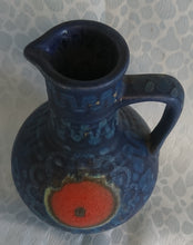 Lade das Bild in den Galerie-Viewer, 2er Set KANNE & SCHALE MIT GRIFF "Fat Lava" - Keramik / Steingut, Künstlerisches Dekor, Handarbeit