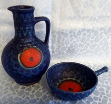 Lade das Bild in den Galerie-Viewer, KANNE "Fat Lava" - Keramik / Steingut, Künstlerisches Dekor, Handarbeit