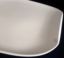 Lade das Bild in den Galerie-Viewer, SERVIERPLATTE "Fine China" - Porzellan, Klassisch Einfärbiges Dekor