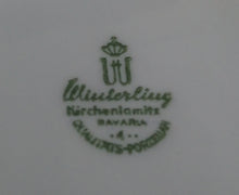 Lade das Bild in den Galerie-Viewer, DESSERTTELLER "Lettin", Porzellan, Linien Rand Dekor