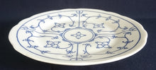 Lade das Bild in den Galerie-Viewer, DESSERTTELLER - Porzellan, Indisch Blau Strohblumen Dekor