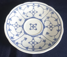 Lade das Bild in den Galerie-Viewer, 2er Set UNTERTASSEN - Porzellan, Klassisch Style, Indisch Blau Strohblume Dekor