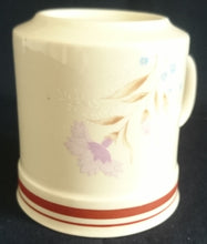 Lade das Bild in den Galerie-Viewer, 2er KAFFEEGEDECK - Keramik / Steingut, Blumenblüten Pflanzen Flora Linien Rand Motiv Dekor