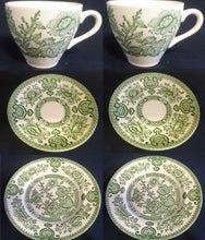 Lade das Bild in den Galerie-Viewer, UNTERTASSE "Indian Tree" (Limited) - Keramik / Steingut, Staffordshire Abstrakt Blatt Blätter Pflanzen Pfeil Motiv Dekor, Hand graviert (Hand Engraved)

