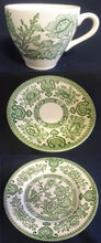 Lade das Bild in den Galerie-Viewer, DESSERTTELLER "Indian Tree" (Limited) - Keramik / Steingut, Staffordshire Abstrakt Blatt Blätter Pflanzen Pfeil Motiv Dekor, Hand graviert (Hand Engraved)
