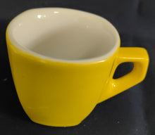 Lade das Bild in den Galerie-Viewer, 9er Set ESPRESSOGEDECKE &amp; STÄNDER - Porzellan Metall, Einfärbiges Modernes Alfredo Aufschrift Motiv Dekor
