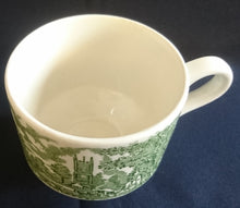 Lade das Bild in den Galerie-Viewer, 2er KAFFEEGEDECK - Keramik / Steingut, Flora Natur Landschaft Haus Häuser Baum Bäume Motiv Dekor
