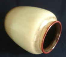 Lade das Bild in den Galerie-Viewer, BLUMENVASE - Keramik / Steingut, Senkrecht Farbverlaufendes Farben Motiv Dekor
