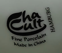 Lade das Bild in den Galerie-Viewer, KAFFEETASSE ~POTT - Porzellan, Blatt Blätter China Sternzeichen Drache Motiv Dekor
