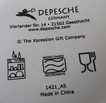 Lade das Bild in den Galerie-Viewer, KAFFEETASSE - Keramik / Steingut, Kleeblatt Glücksschwein Das Wort Glück Text Aufschrift Motiv Dekor
