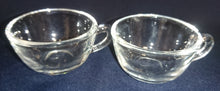 Lade das Bild in den Galerie-Viewer, 2er Set MOCCA~ KAFFEETASSEN - Hartglas, Einfärbiges Klares Moderne Form Motiv Dekor
