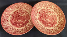 Lade das Bild in den Galerie-Viewer, 2er TEEGEDECK - Keramik / Steingut, Flora Planzen Blumenblüten Holzwagen Baum Bäume Motiv Dekor
