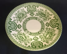 Lade das Bild in den Galerie-Viewer, 2er Set UNTERTASSEN "Indian Tree" (Limited) - Keramik / Steingut, Staffordshire Abstrakt Blatt Blätter Pflanzen Pfeil Motiv Dekor, Hand graviert (Hand Engraved)
