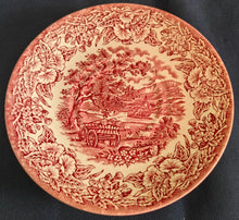 Lade das Bild in den Galerie-Viewer, 2er TEEGEDECK - Keramik / Steingut, Flora Planzen Blumenblüten Holzwagen Baum Bäume Motiv Dekor
