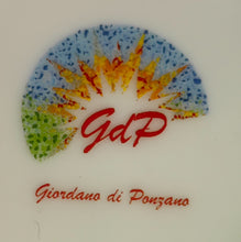 Lade das Bild in den Galerie-Viewer, 2er ESPRESSOGEDECK - Porzellan, Abstrakt Geometrisch Diamanten Glas Splitter Motiv Dekor
