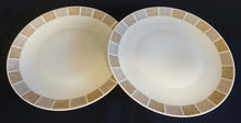 Lade das Bild in den Galerie-Viewer, 2er Set DESSERTTELLER - Porzellan, Geometrisch Kachel Quadrat Viereck Linien Muster Motiv Dekor
