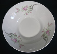 Lade das Bild in den Galerie-Viewer, BEILAGEN~ SERVIERSCHÜSSEL  - Porzellan, Flora Blumenblüten Pflanzen Blatt Blätter Motiv Dekor
