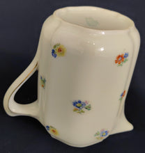 Lade das Bild in den Galerie-Viewer, 11 Teiliges KAFFEESERVICE - Porzellan, Florale Blumen Blüten Pflanzen Gold Linien Motiv Dekor
