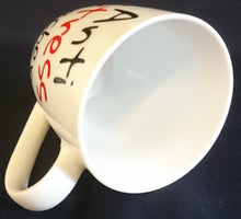 Lade das Bild in den Galerie-Viewer, KAFFEETASSE - Porzellan, Anti Stress Becher Aufschrift Symbole Zeichen Motiv Dekor
